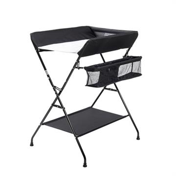 BabyTrold Vera 2 Puslebord, Sammenklappeligt, Sort