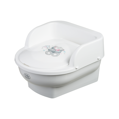 Maltex Bamse Mini Toilet, Hvid 