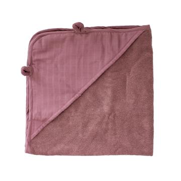 Markland Pure Musselin Badehåndklæde, Dusty Rose