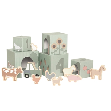 JaBaDaBaDo stabelbar kubeformet bondegård