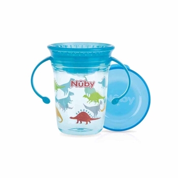 Nuby Drikkekop med håndtag - Blå