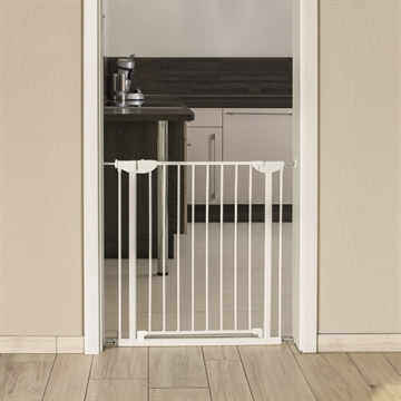 SafeGate Advisor sikkerhedsgitter (presmonteret), Hvid