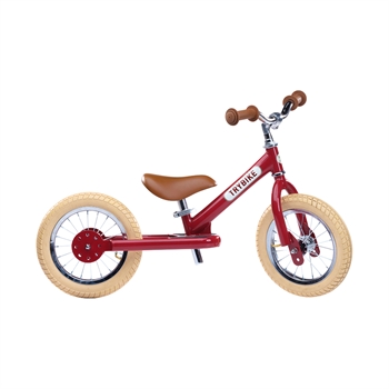 Trybike Balancecykel - to hjul, Vintage rød