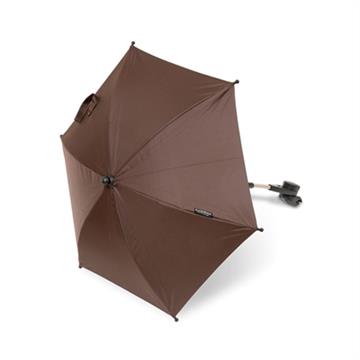 Parasol mørkebrun, med UV beskyttelse 